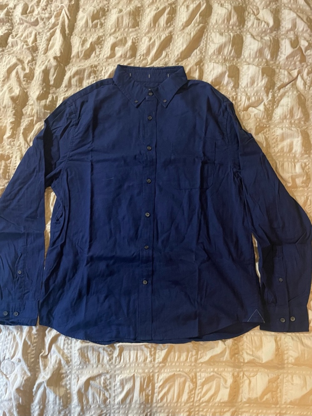 Banana Republic ultramarine slim fit untucked button up